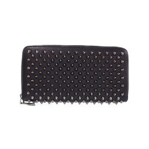 Christian Louboutin Panettone Studded Zip Around Long Wallet